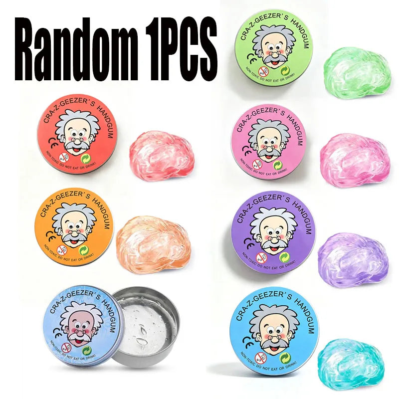 Reusable Putty Liquid Crystal Bouncy Slime Toy Set Kid Safe Mud Stress Relief Toys