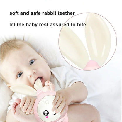 Music and Shine Rattle Toys Rabbit Intelligent Baby Rattles Smart Bunny