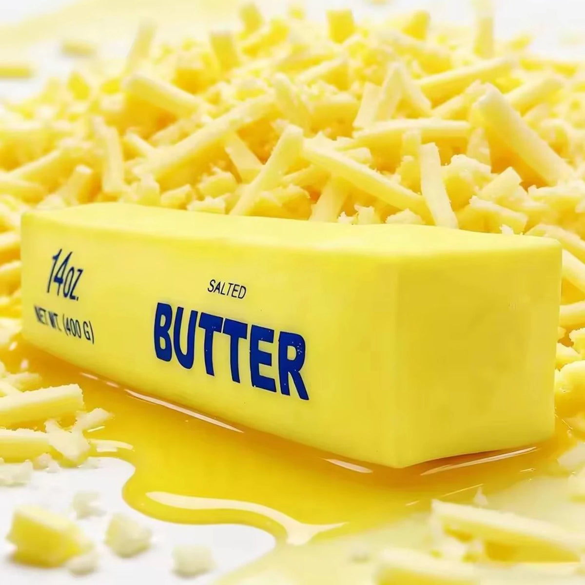 14/24CM Butter Stick Fidget Toys Squishy Elastic Cheese Stick