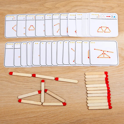 Geometry Board Game Logic Thinking Match Training Educational Toys