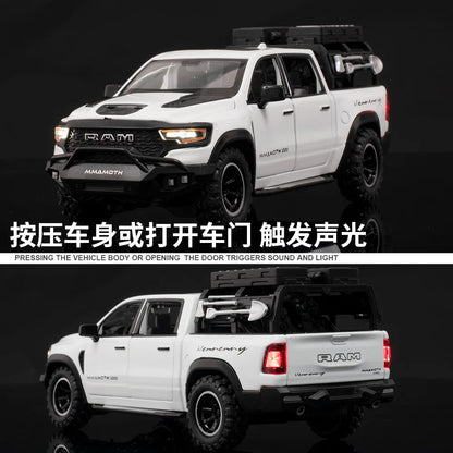 1:32 Dodge RAM 1000 TRX Mammoth Picku Alloy Car Model Sound And Light