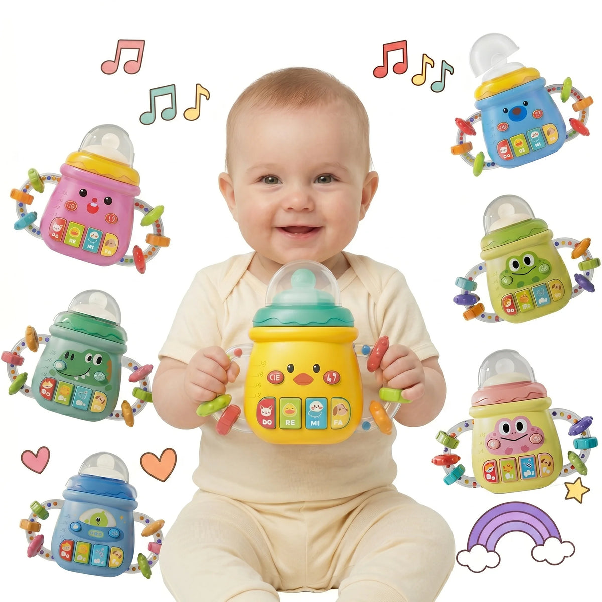 Baby Musical Pacifier Rattle Toys