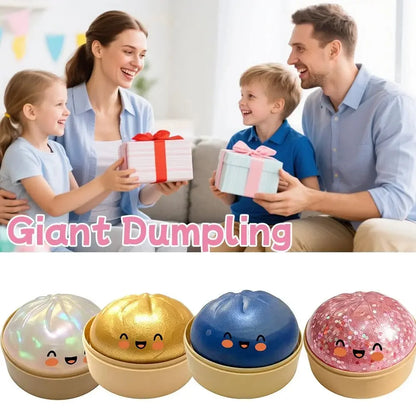 Glitter Dumpling Squishy Pinch Slow Rebound Soft Decompress Mystery Pressure Ball