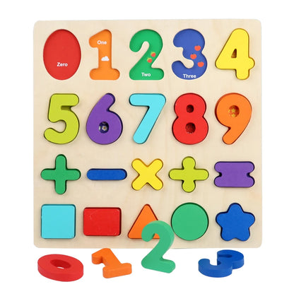 Alphabetic Arithmetic Number Geometric Shapes Educational Game Toy