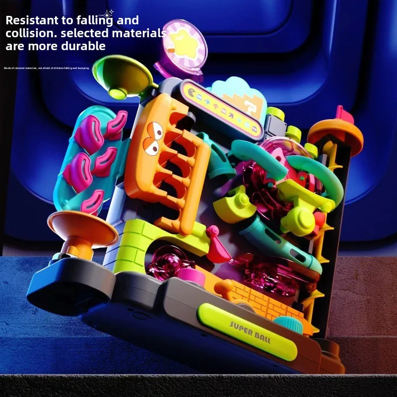 Educational Montessori Toys Multilayer Track Adventure Game