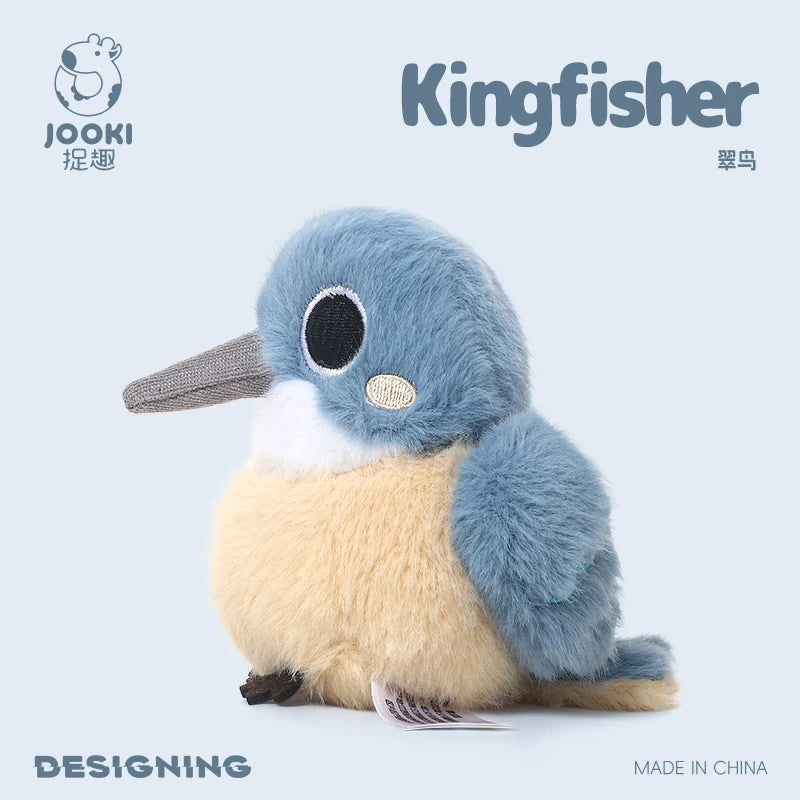 11cm Mini Lifelike Kingfisher,Sparrow,Fork-tailed Sunbird,Myna Plush Toys