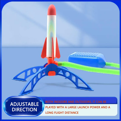 Kids Rocket Launcher Step Pump Power Air Pressed Stomp