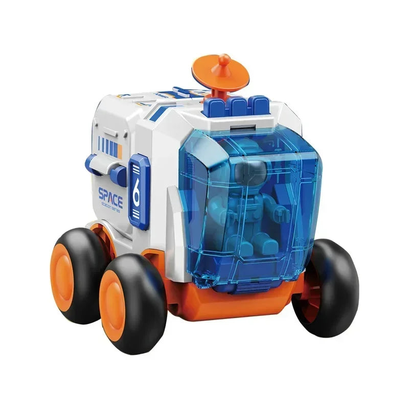 Children Puzzle Space Toy Car Simulation Model Astronaut Rocket