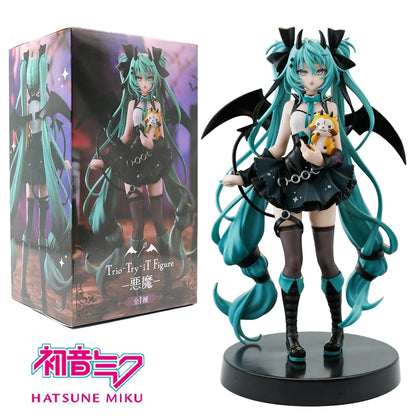 19CM Anime Hatsune Miku figure Demon Series Virtual Singer
