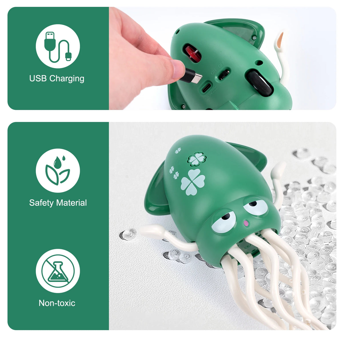 Kids Electronic Pet Toys Dancing Octopus&Duck Musical Penguin Baby Crawling Toys