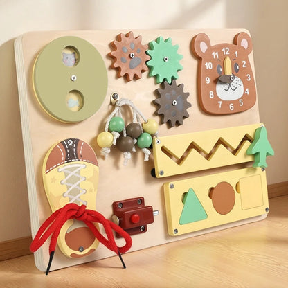 Kid Activity Busy Board Material DIY Accessories Montessori