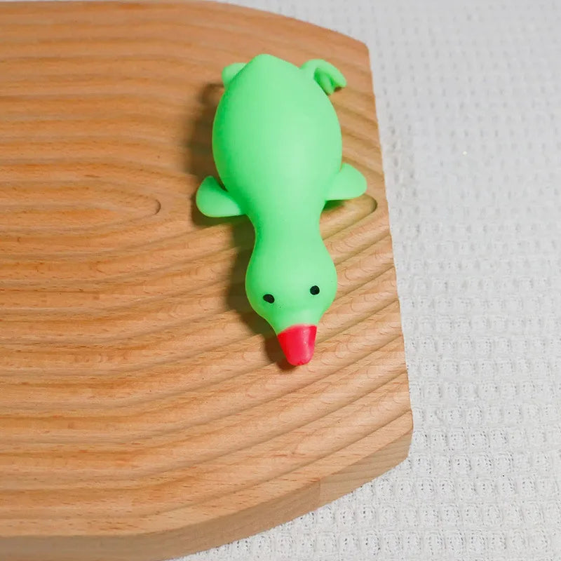 Squishies Antistress Duck Fidgets Toys Cute Goose Animals Vent Toys