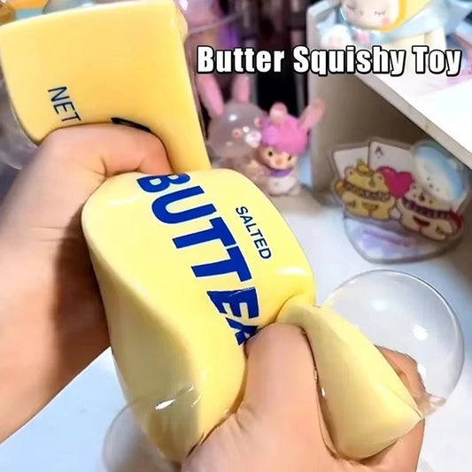 14/24CM Butter Stick Fidget Toys Squishy Elastic Cheese Stick
