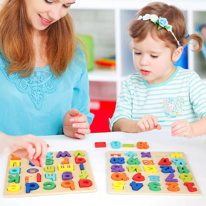 Alphabetic Arithmetic Number Geometric Shapes Educational Game Toy