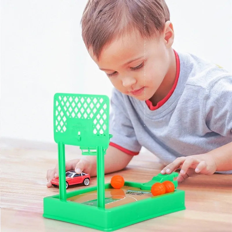 Mini Desktop Board Game Basketball Hoop Finger Shooting Machine