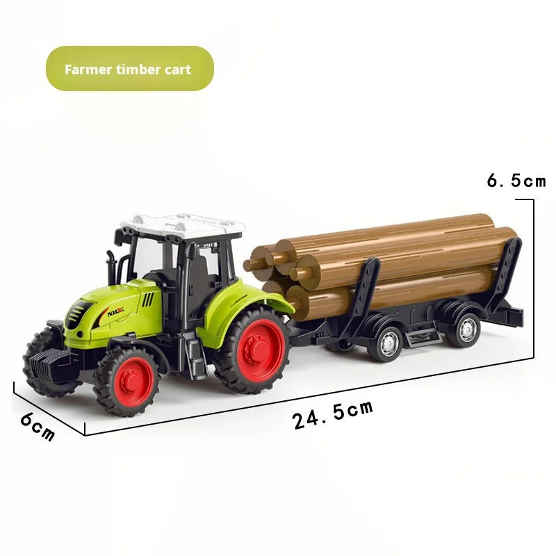 1pcs Simulation Farm Vehicles Mini Car Model Engineering Car