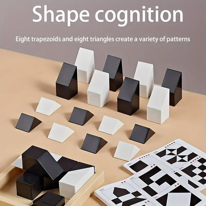 120 Level Hidden Blocks Puzzle Toy Enhances Logic Spatial Reasoning Educational