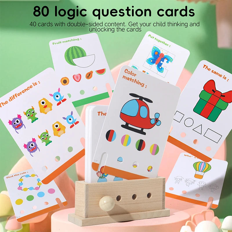 Logic Puzzle Game Educational Toy Set for Kids