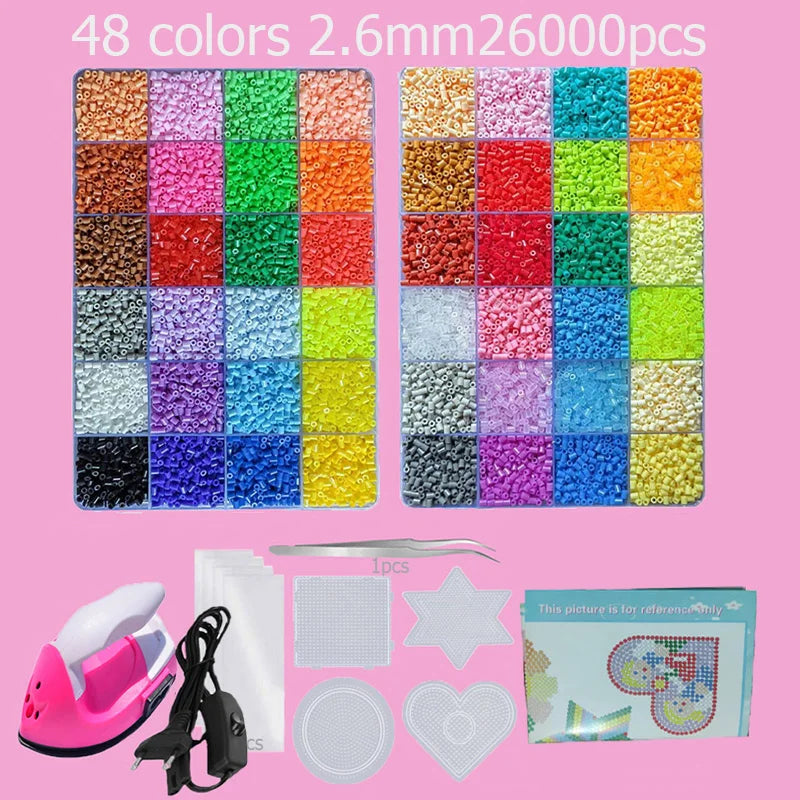 Hama Beads Box Embalagem Thermal Mosaic Ferro Educação Beadss