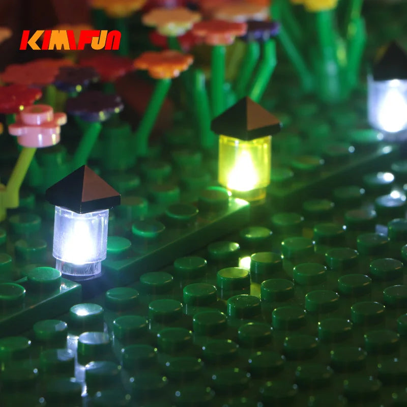 10PCS 0.8mm Pin RGB LED For LEGO Building Blocks