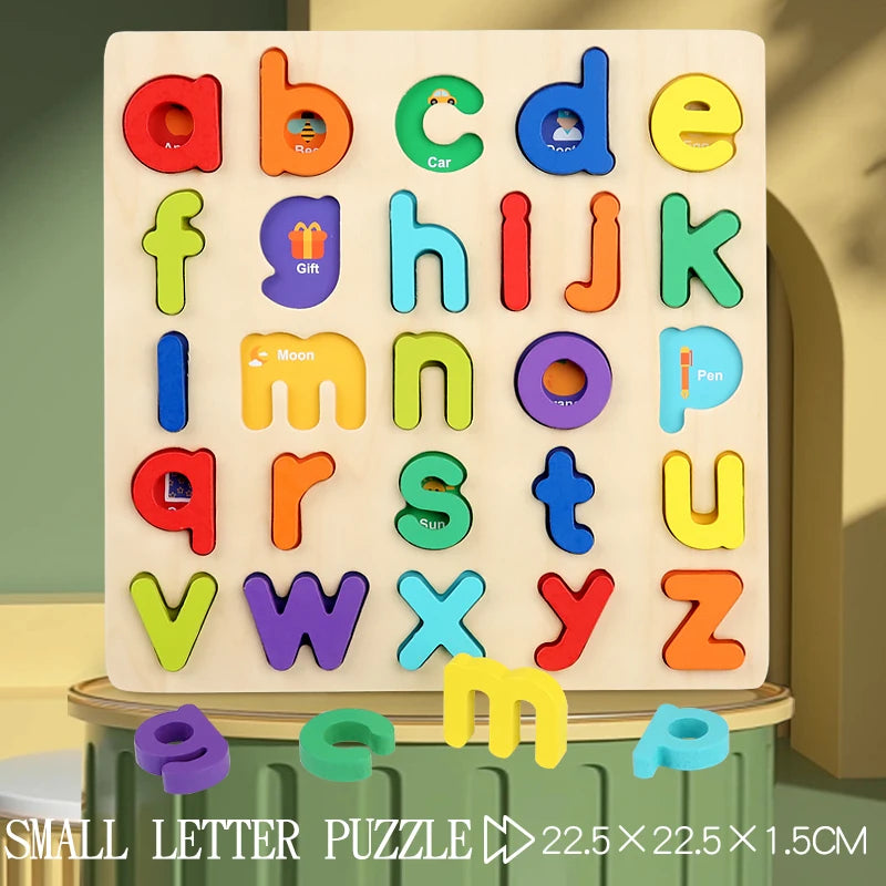 Alphabetic Arithmetic Number Geometric Shapes Educational Game Toy