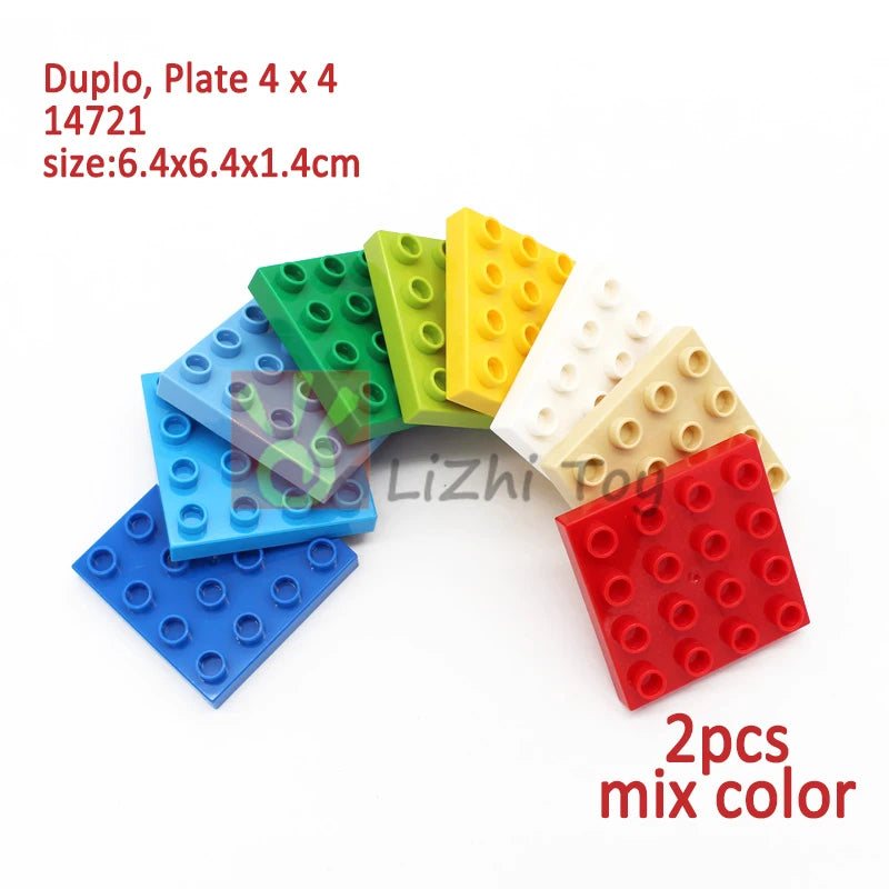 MOC Big Size Building Blocks Bricks Slope Windows Door Car