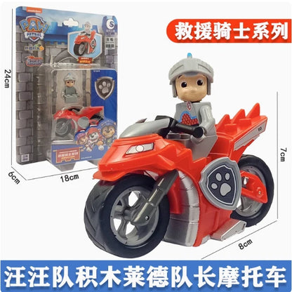 Genuine Paw Patrol Ryder Chase Skye Marshall Rubble Vehicle Pull Back Cars