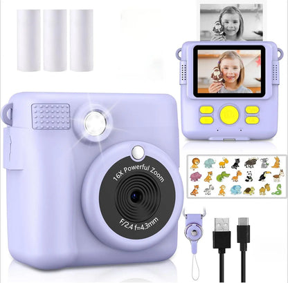 1080P HD Video Camera Portable Instant Print Camera for Kids
