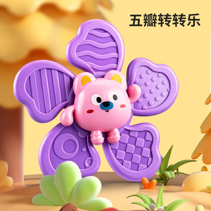 Children High Chair Toys Suction Cup Spinner Dining Table