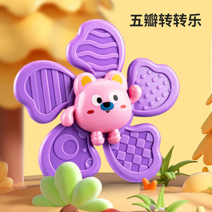 Children High Chair Toys Suction Cup Spinner Dining Table