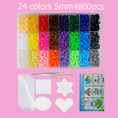 Hama Beads Box Embalagem Thermal Mosaic Ferro Educação Beadss