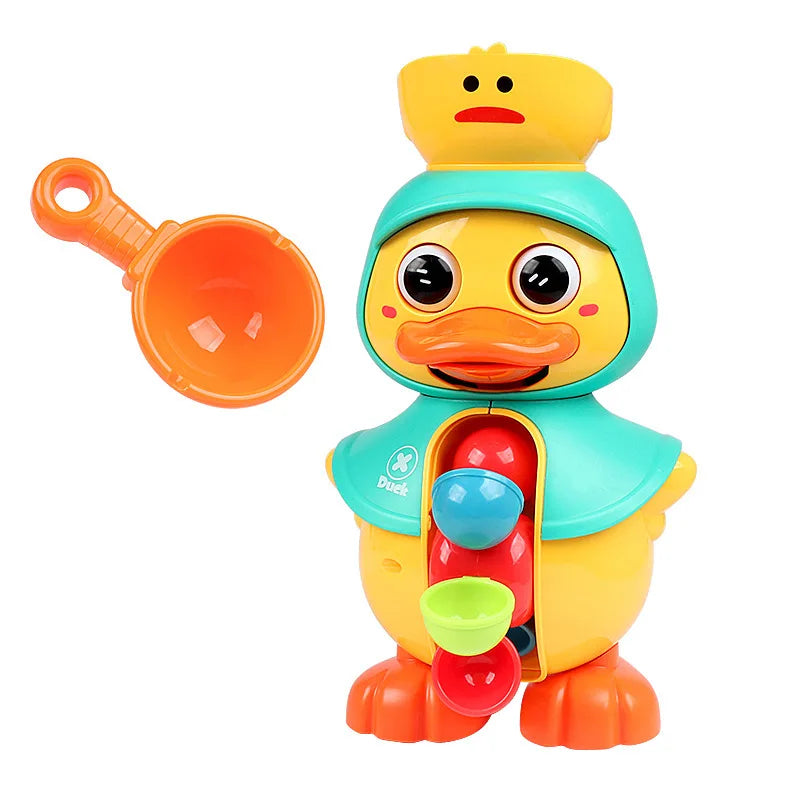 Kids Shower Bath Toys Cute Duck Bathtub Toys