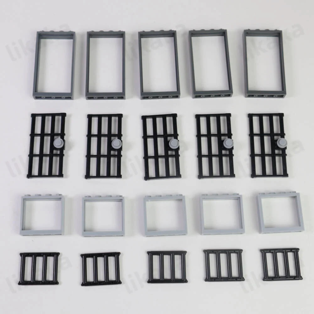 MOC City Friends House Door Window Set Building Blocks Toys