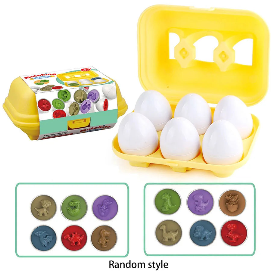 Montessori Eggs 3D Puzzle Learning Education Math Toys