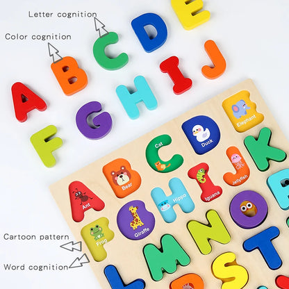 Alphabetic Arithmetic Number Geometric Shapes Educational Game Toy