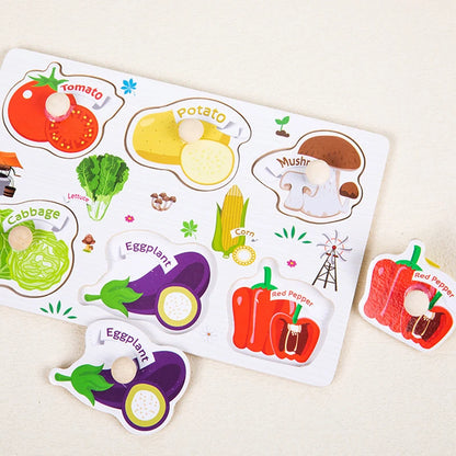 Wooden Puzzles Children Montessori Toys