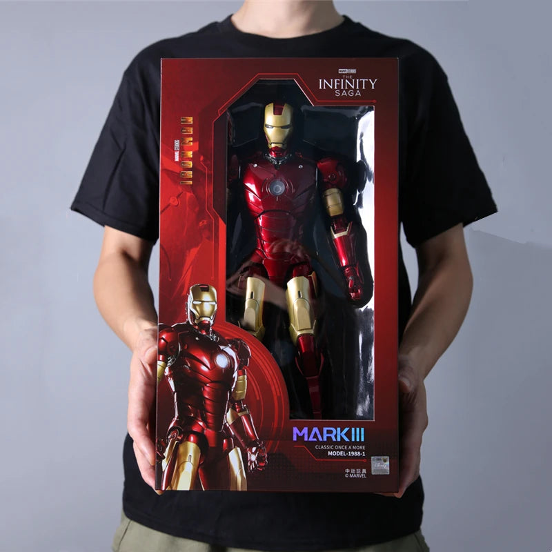 ZDTDS Original 1/5 36CM Iron Man MK50 MK3 LED lighting