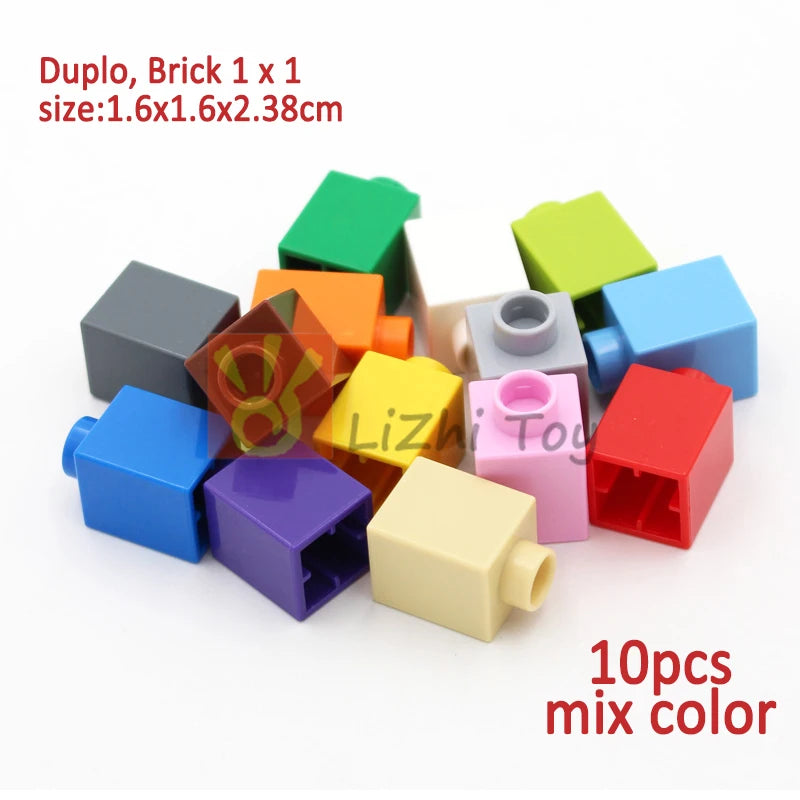 MOC Big Size Building Blocks Bricks Slope Windows Door Car