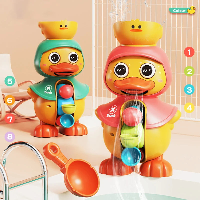 Kids Shower Bath Toys Cute Duck Bathtub Toys