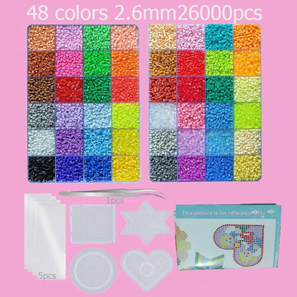 Hama Beads Box Embalagem Thermal Mosaic Ferro Educação Beadss