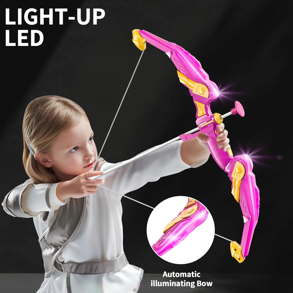 Children's Bow and Arrow Set Archery Toy Set Indoor and Outdoor Toys