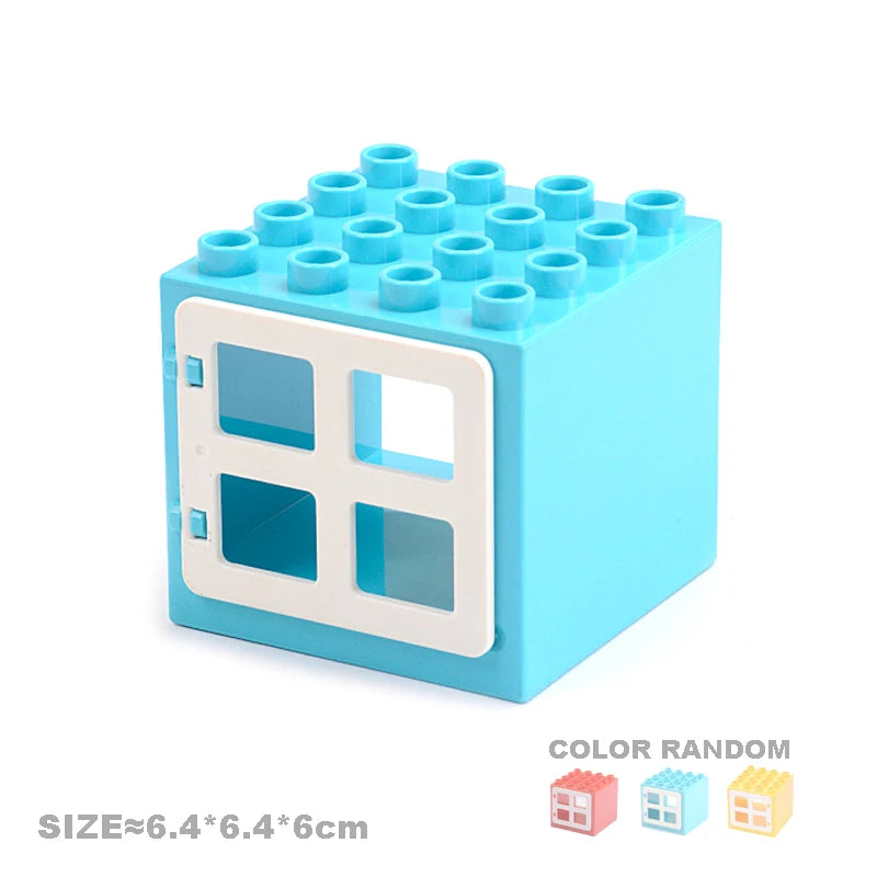 Big Particles Building Blocks House Parts Accessory Window Wall Roof