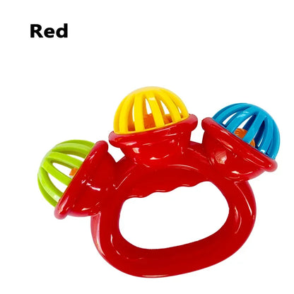1/4PCS Newborn Hand Rattle Ball Baby Toys