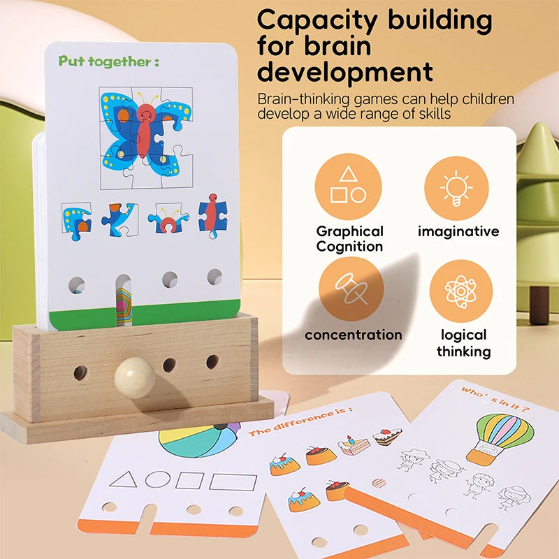 Logic Puzzle Game Educational Toy Set for Kids