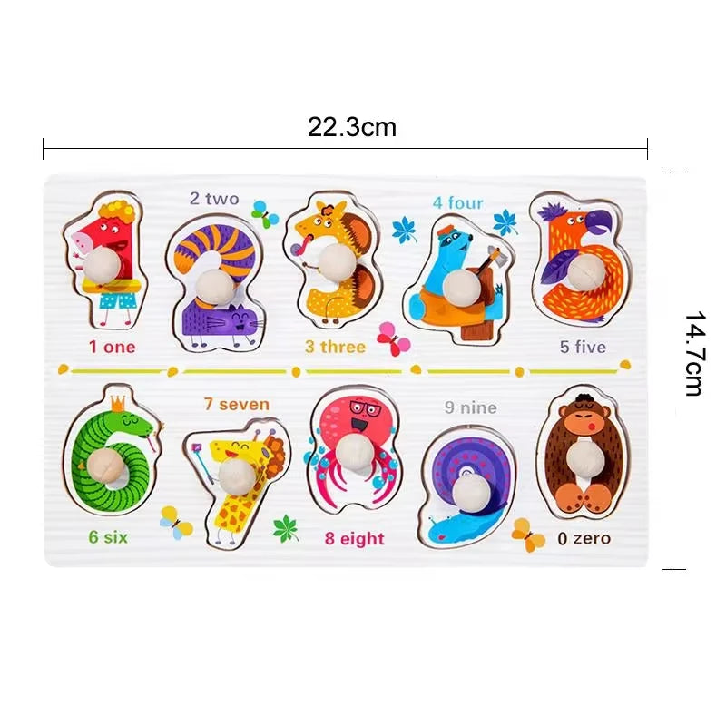 Wooden Puzzles Children Montessori Toys