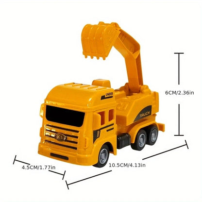 Engineering Vehicle Toys Plastic Construction Excavator Tractor