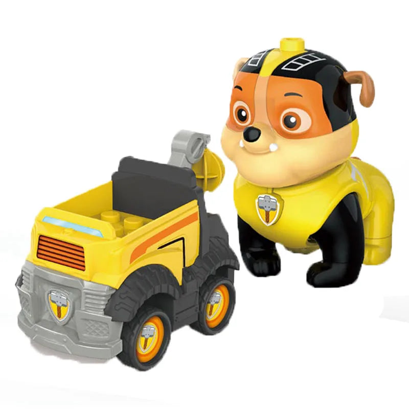 Genuine Paw Patrol Ryder Chase Skye Marshall Rubble Vehicle Pull Back Cars