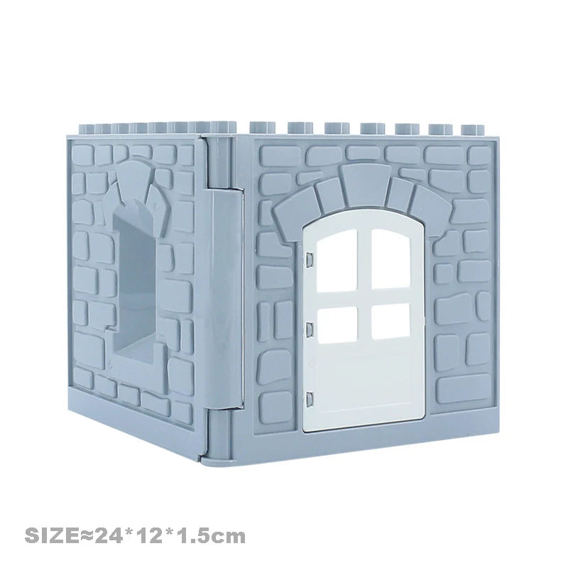 Big Particles Building Blocks House Parts Accessory Window Wall Roof