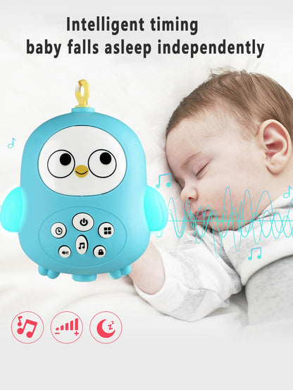 Baby Music Rotating Bed Bell Toy Cute Owl Shape Modern Baby Hanging Rattle