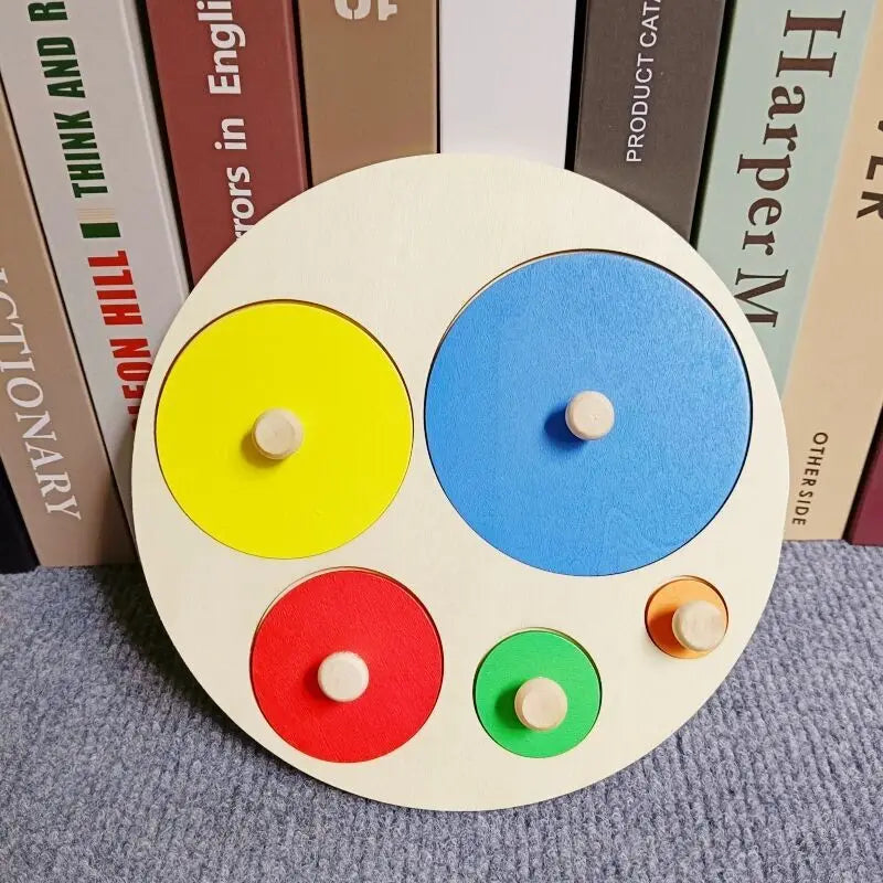 Montessori Toy Wooden Building Blocks Early Learning Educational Toys